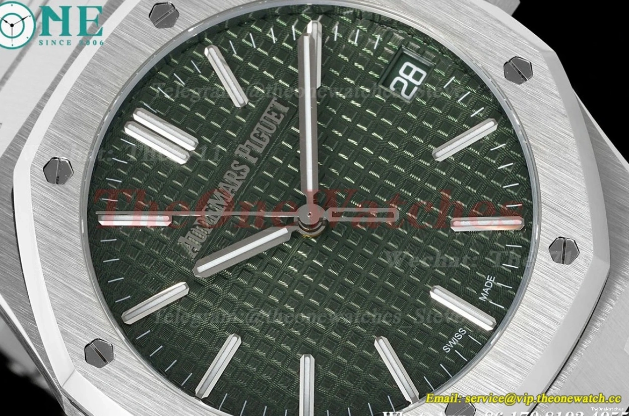 Clone A4302 Royal 15510 Oak 41mm Dial SF SS Green SS Super 0518